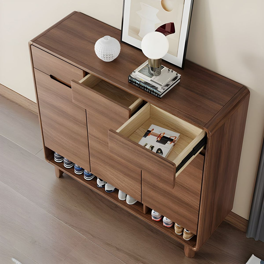 STELO Wooden Shoe Rack