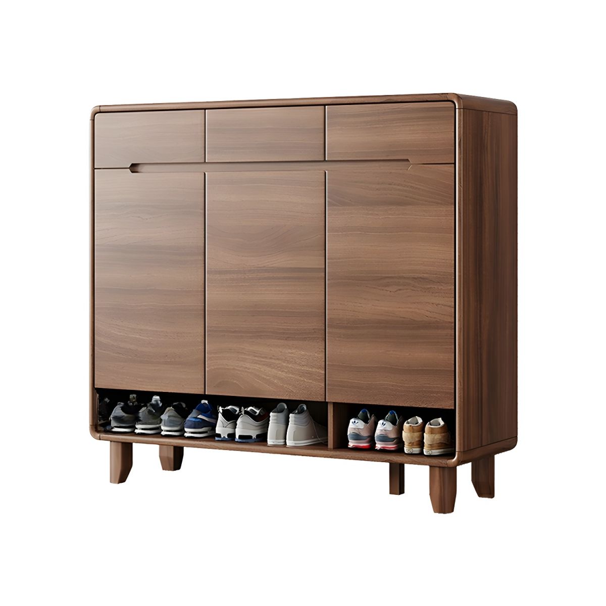 STELO Wooden Shoe Rack