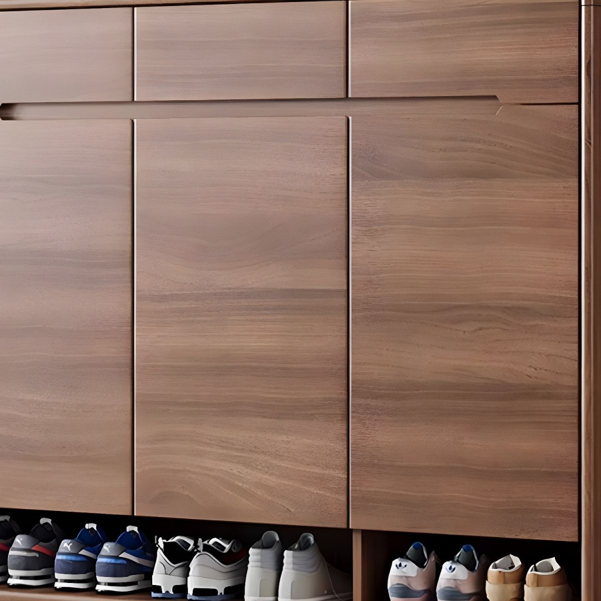STELO Wooden Shoe Rack